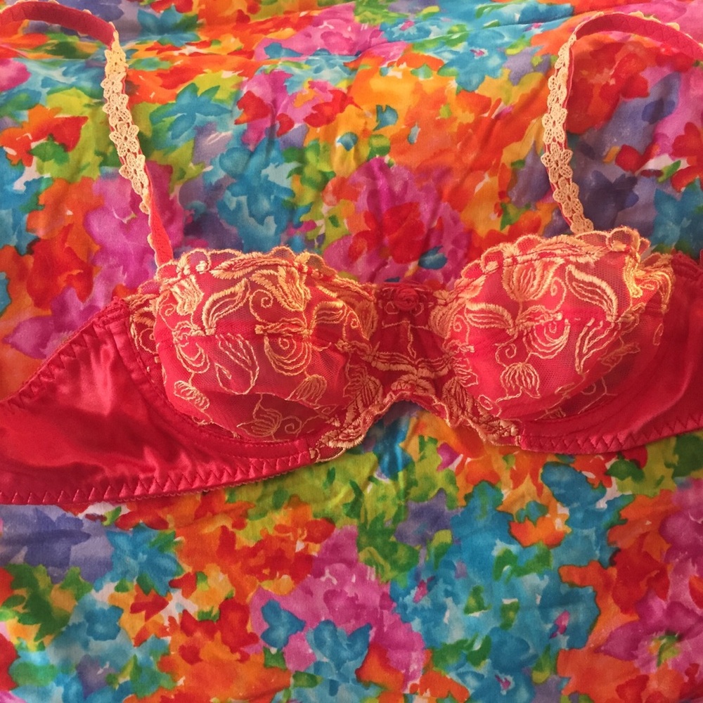 Orange bra